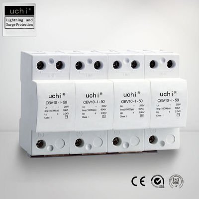 Dispositivo de protección contra sobrecargas de CQC SPD con la clase de la protección contra la luz 1-4