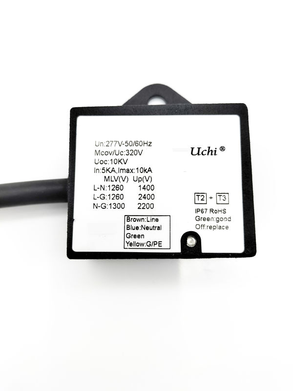 Tipo de IP67 320VAC - 2 tipo 3 protector de sobretensiones del SPD para la luz del LED